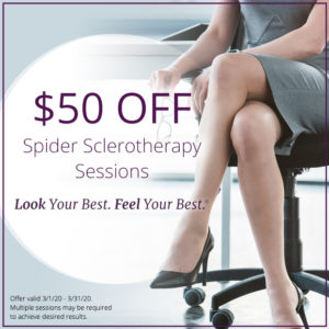 $50 OFF Spider Sclerotherapy